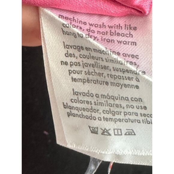 WEWOREWHAT Revolve Hot Pink Open Back Halter Top Sz. Large - Picture 5 of 9